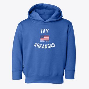 Ivy Arkansas Patriot Toddler Hoodie