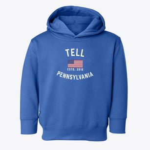Tell Pennsylvania Patriot Toddler Hoodie
