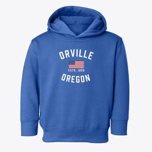 Orville Oregon Patriot Toddler Hoodie