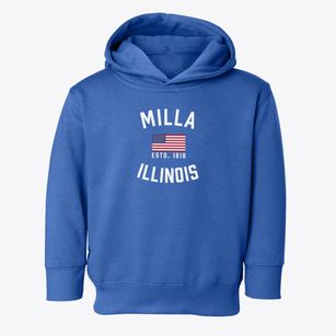 Milla Illinois Patriot Toddler Hoodie