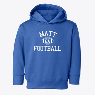 Matt Georgia Football Toddler Hoodie