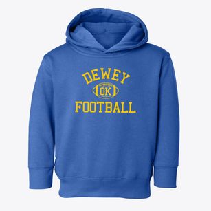 Dewey Oklahoma Football Toddler Hoodie