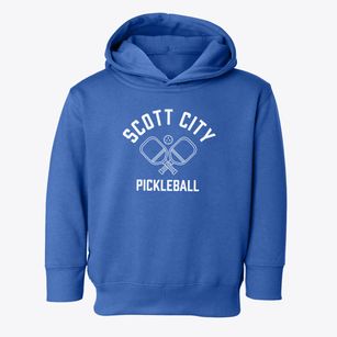 Scott City Kansas Pickleball Toddler Hoodie