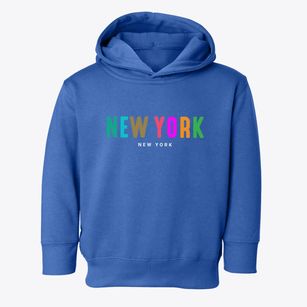 New York City New York Color Pop Toddler Hoodie