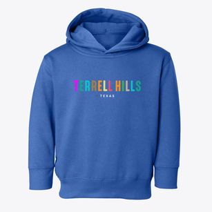 Terrell Hills Texas Color Pop Toddler Hoodie