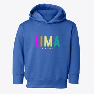 Lima New York Color Pop Toddler Hoodie