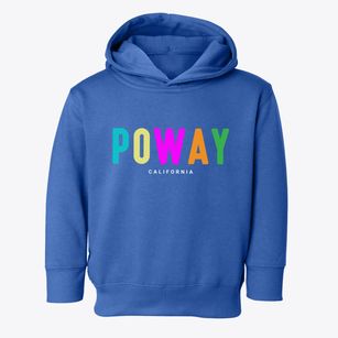 Poway California Color Pop Toddler Hoodie