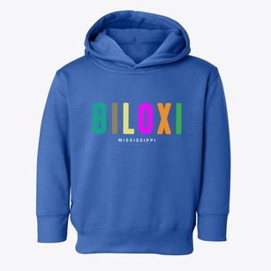 Biloxi Mississippi Color Pop Toddler Hoodie