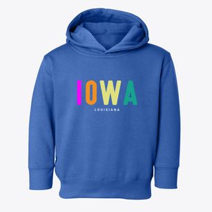 Iowa Louisiana Color Pop Toddler Hoodie