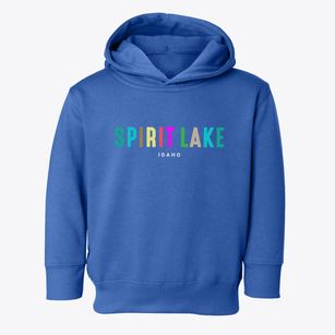 Spirit Lake Idaho Color Pop Toddler Hoodie