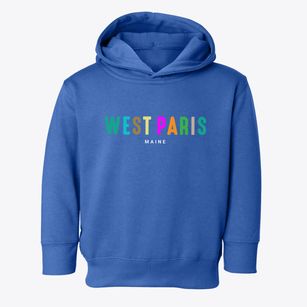 West Paris Maine Color Pop Toddler Hoodie