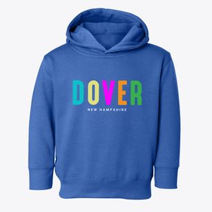 Dover New Hampshire Color Pop Toddler Hoodie
