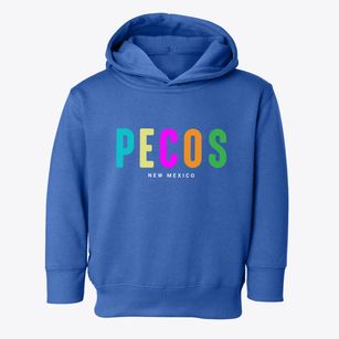 Pecos New Mexico Color Pop Toddler Hoodie