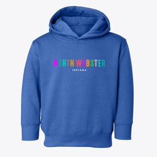 North Webster Indiana Color Pop Toddler Hoodie
