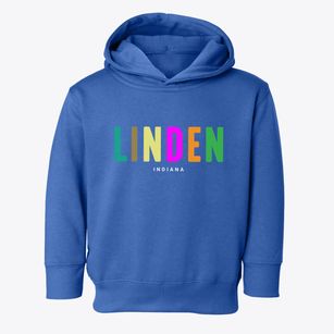 Linden Indiana Color Pop Toddler Hoodie