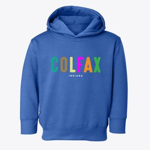 Colfax Indiana Color Pop Toddler Hoodie