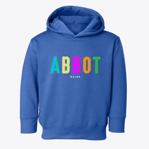 Abbot Maine Color Pop Toddler Hoodie