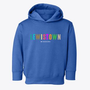 Lewistown Missouri Color Pop Toddler Hoodie