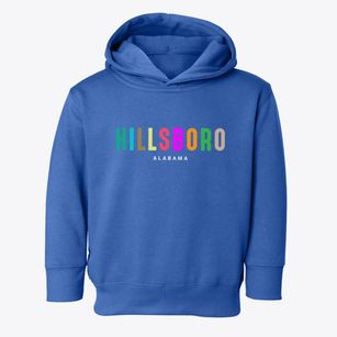 Hillsboro Alabama Color Pop Toddler Hoodie