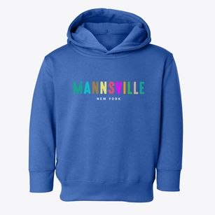 Mannsville New York Color Pop Toddler Hoodie