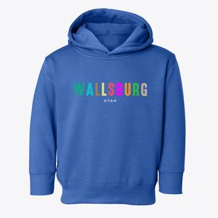 Wallsburg Utah Color Pop Toddler Hoodie