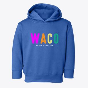Waco North Carolina Color Pop Toddler Hoodie