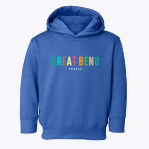 Great Bend Kansas Color Pop Toddler Hoodie
