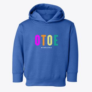 Otoe Nebraska Color Pop Toddler Hoodie