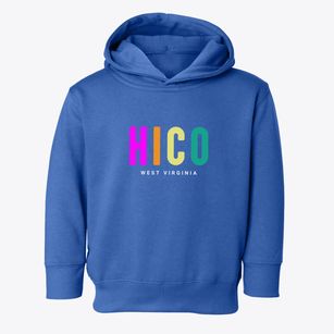 Hico West Virginia Color Pop Toddler Hoodie