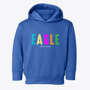 Eagle Michigan Color Pop Toddler Hoodie