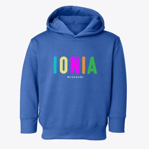 Ionia Missouri Color Pop Toddler Hoodie