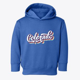  Colorado Retro Candy Vibes Toddler Hoodie