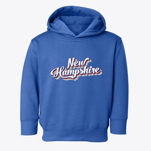  New Hampshire Retro Candy Vibes Toddler Hoodie