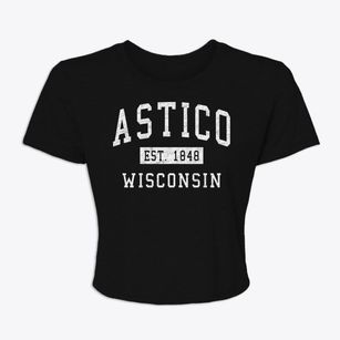 Astico Wisconsin Classic Established Women's Crop Top