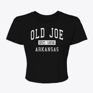 Old Joe Arkansas Classic Established Women's Crop Top