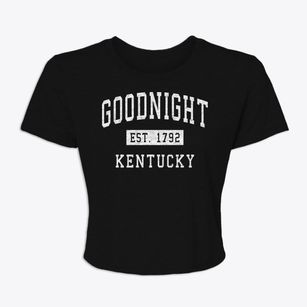 Goodnight Kentucky Classic Established Women's Crop Top