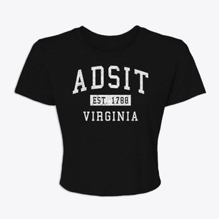 Adsit Virginia Classic Established Women's Crop Top