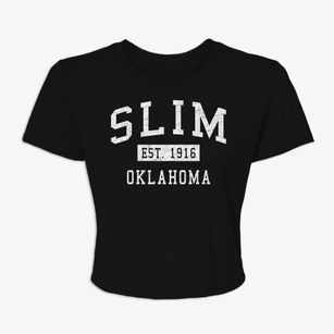 Slim Oklahoma Classic Established Women's Crop Top
