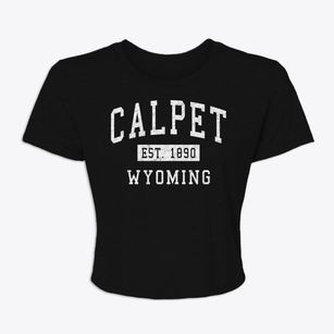 Calpet Wyoming Classic Established Women's Crop Top