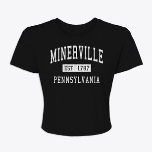 Minerville Pennsylvania Classic Established Women's Crop Top