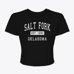 Salt Fork Oklahoma Classic Established Women's Crop Top