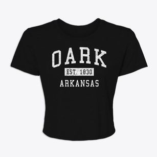 Oark Arkansas Classic Established Women's Crop Top
