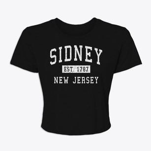 Sidney New Jersey Classic Established Women's Crop Top