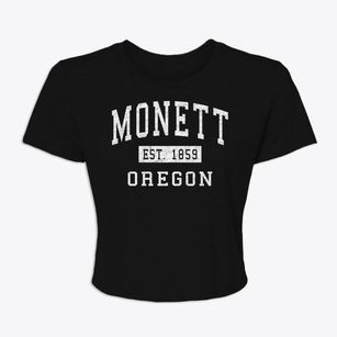 Monett Oregon Classic Established Women's Crop Top