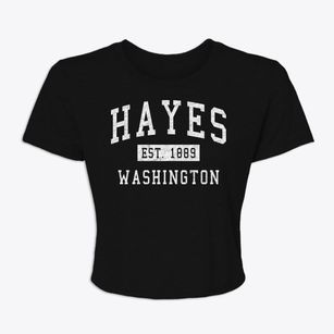 Hayes Washington Classic Established Women's Crop Top