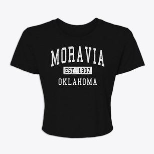 Moravia Oklahoma Classic Established Women's Crop Top