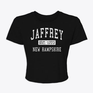 Jaffrey New Hampshire Classic Established Women's Crop Top