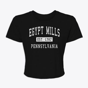 Egypt Mills Pennsylvania Classic Established Women's Crop Top
