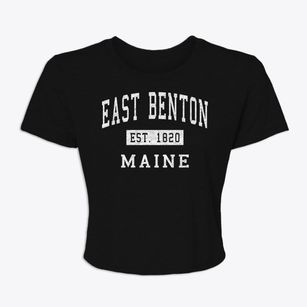 East Benton Maine Classic Established Women's Crop Top