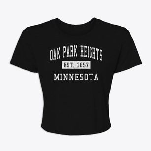 Oak Park Heights Minnesota Classic Established Women's Crop Top